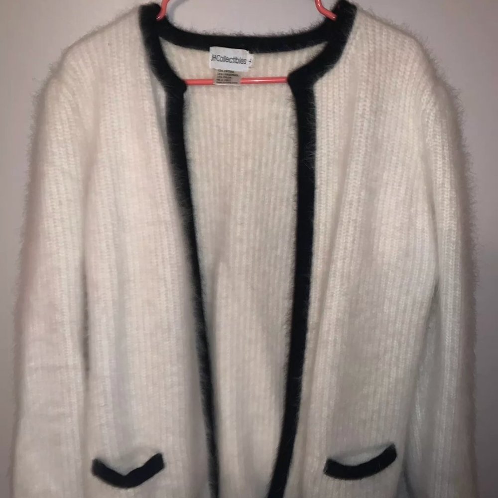 VINTAGE JH Collectibles Angora Wool Cardigan
